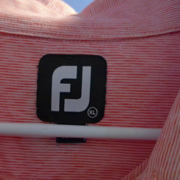 FootJoy Men’s XL Pink Heather Performance Golf Polo Shirt Moisture Wicking - Picture 3 of 3